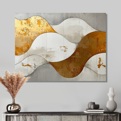 Elisha III - Modern Waves Metal Art