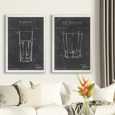 " Barware Blueprint I " by Antonyus Bunjamin (Abe) 2 - Pieces