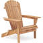 Ensemble de 2 chaises Adirondack pliantes en bois pour l'extérieur, idéales pour la détente sur le patio, le jardin et la cour arrière-569050096