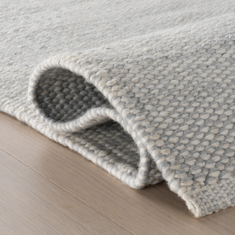 Pebble Handwoven Performance Rug, Gray, Rectangle 7'6" x 9'6"