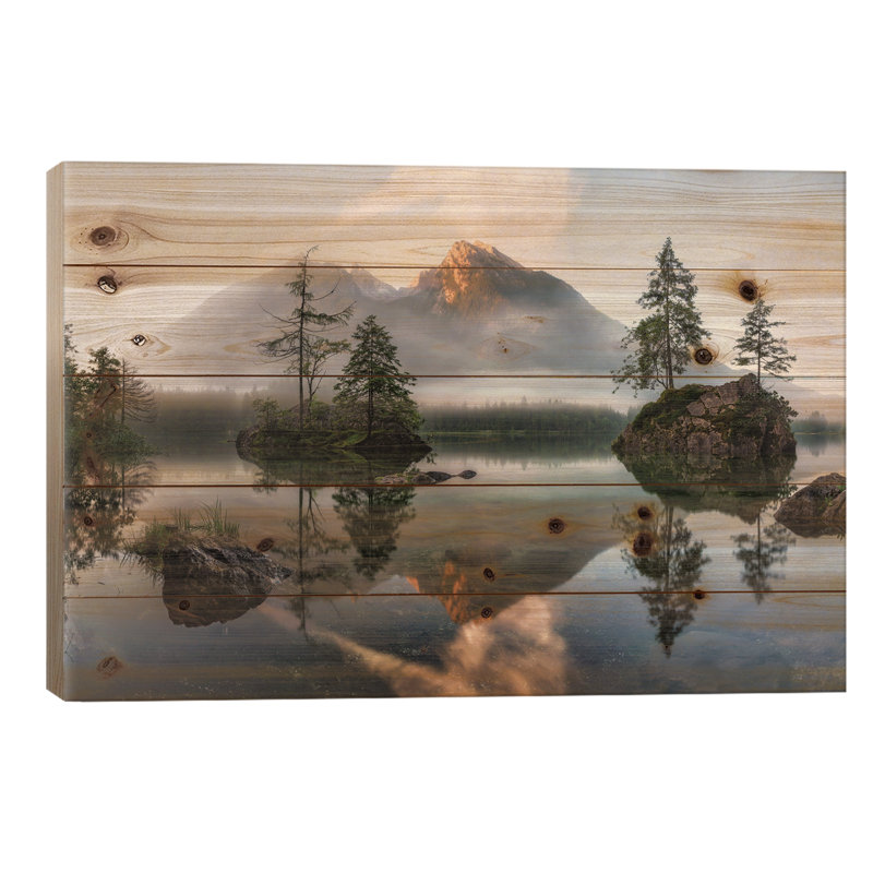 «Nature's Awakening» par Daniel F. - Impression sur bois sans cadre, L 40 po x H 26 po