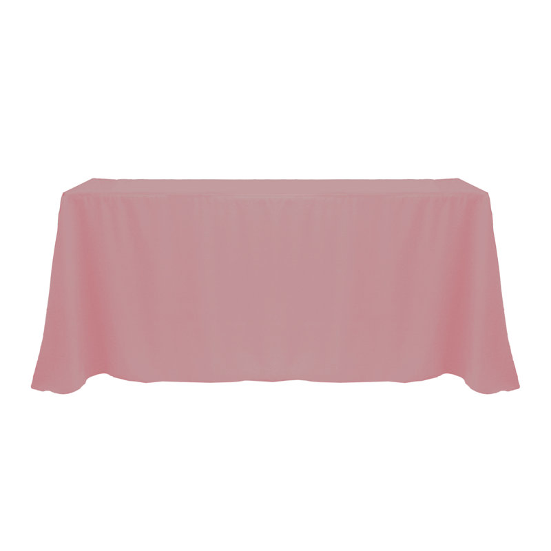 Solee Solid Color Tablecloth, 108" x 132", Mauve, 1