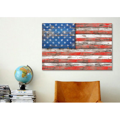« usa rétro bois » par diego trigall, impression