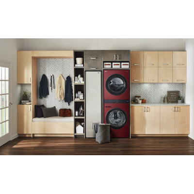 Single Unit LG Washtower With Center Control, 4.5 Cu. Ft. Front Load Washer And 7.4 Cu. Ft. Dryer -  WKGX201HRA