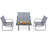 Helens 4 - Person Patio Conversation Set