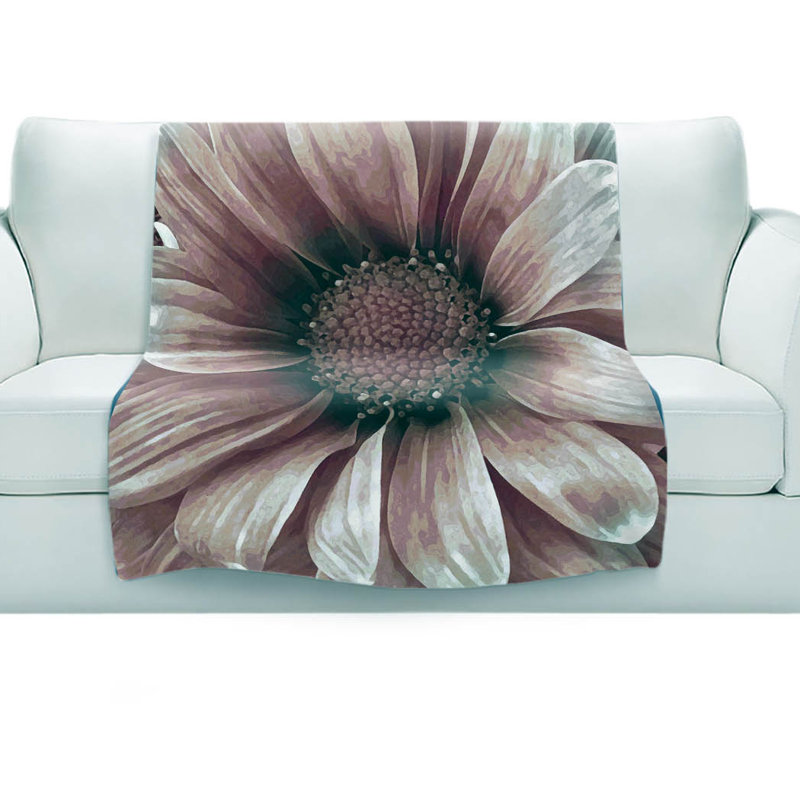 Hand Woven Throw Blanket, 68" x 80", Pink