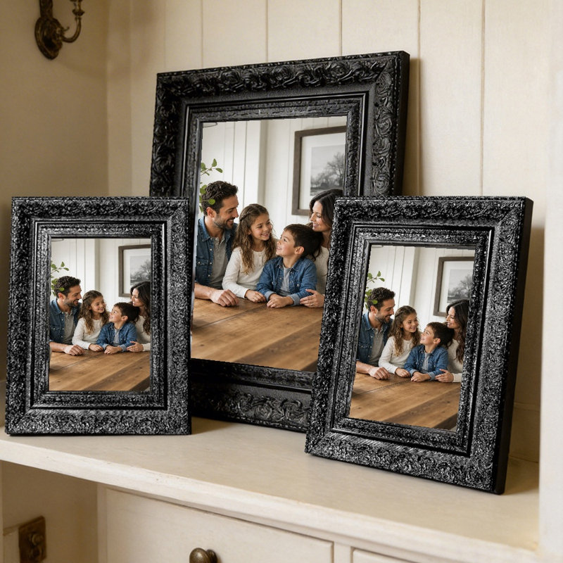 Cadre photo noir 1PC 11 "x 14" avec tablette prête à accueillir, 11" W x 14" H, 1, Black