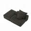 Canapé simple en tissu d'ameublement Chenille-572728485