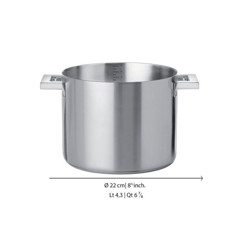 Mepra Stile Stainless Steel, 5.3 qt.