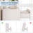 31.5" Dresser with 4 Drawers, Fluted Texture & Metal Handles, Compact Storage Cabinet for Bedroom, Living Room-171559022