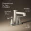 Riff Centerset Bathroom Sink Faucet, 1.2 GPM-1114810648