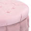 Repose-pieds de rangement rond en velours de 29,5 po Kirsten-1038224322