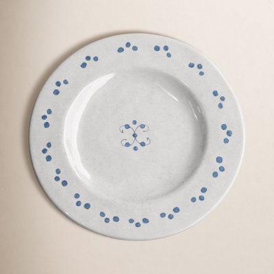 Vida Melamine Painted Salad Plate