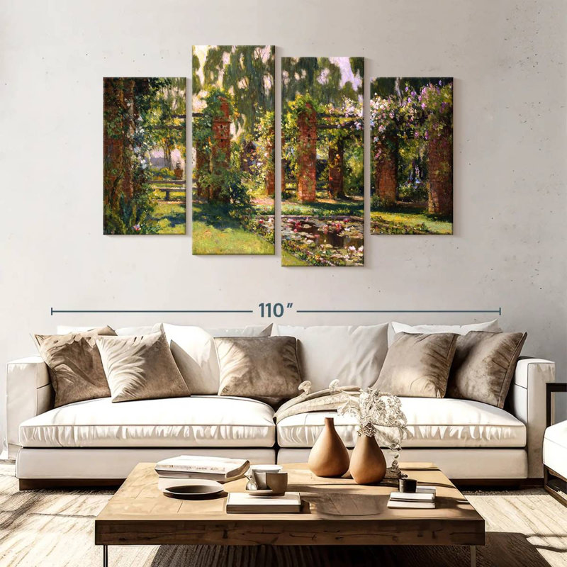 Senne The Lily Pond, 54"H x 84"W