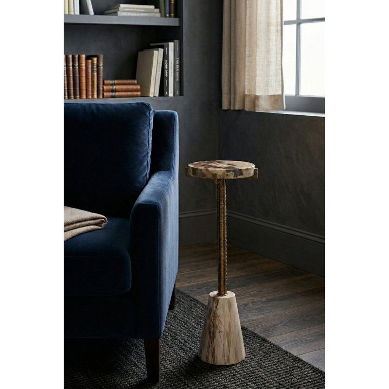 Erva Side Table, Slim Base