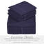 Ensemble de draps 6 pièces en microfibre brossée double ultra douce, feuilles rafraîchissantes avec poches très profondes - Lavable à la machine-102691416-102691442