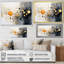 «Black and Gold Whimsical Waves I», reproduction sur toile-1925583752-1925583799
