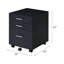 Classeur ACME Jurgen, faux béton et argent 92909-835157499
