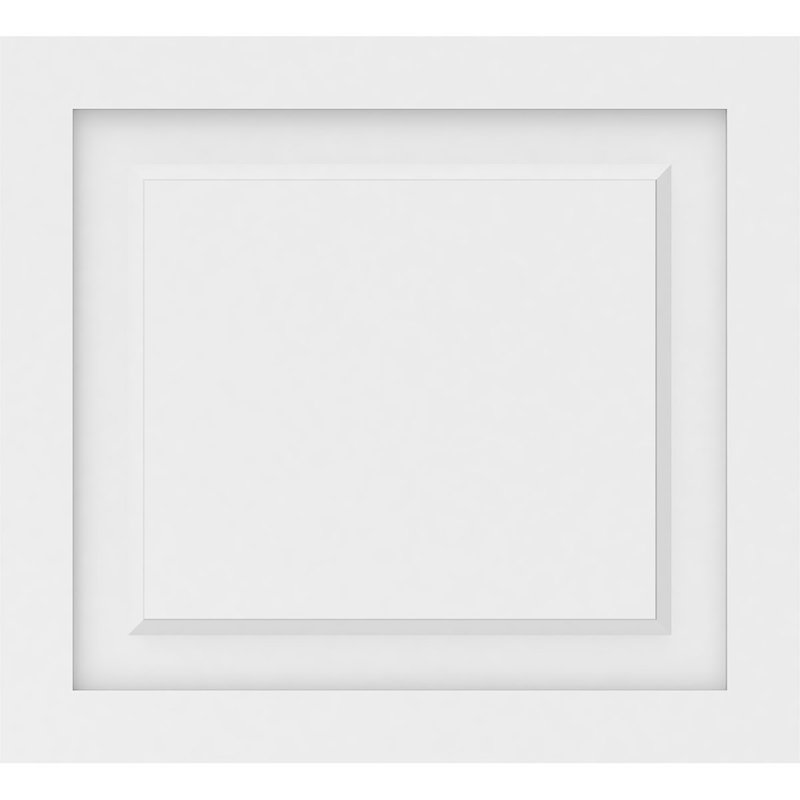 Harrison Raised Decorative Wall Panel, 20"H x 22"W x 0.63"D