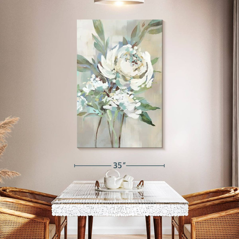 Harnek Antique Rose I, 51" H x 34" W