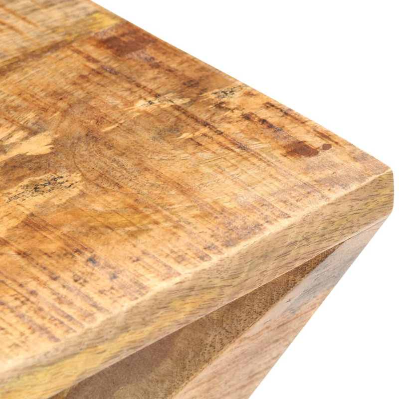 Trujillo Solid Wood Block End Table