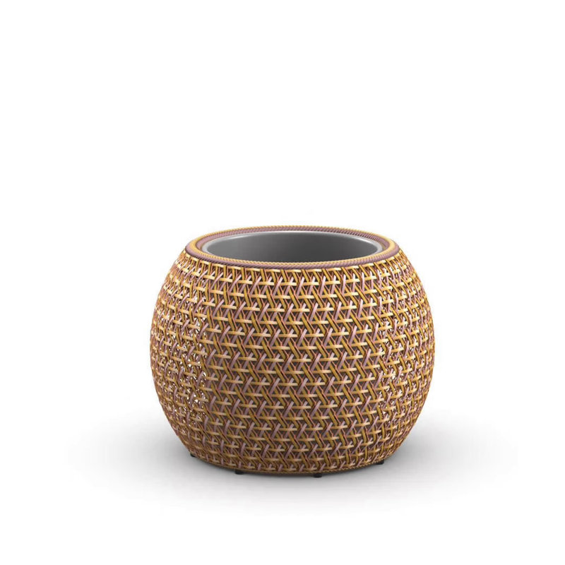 Dala Handmade Planter, Bahamas, 17" H x 24" W x 24" D
