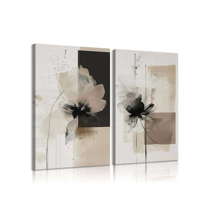 2 Piece Wrapped Canvas Print, 40 cm H x 30 cm W
