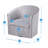 Silver Swivel Function Chair-1836463704