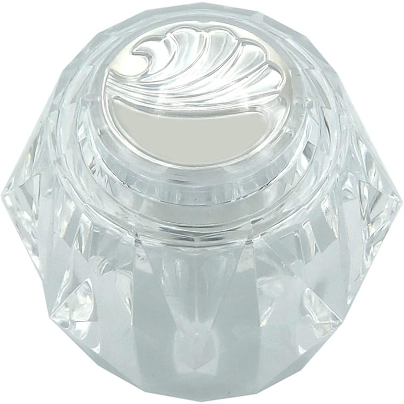 Clear Acrylic Tub and Shower Offset Handle Knob