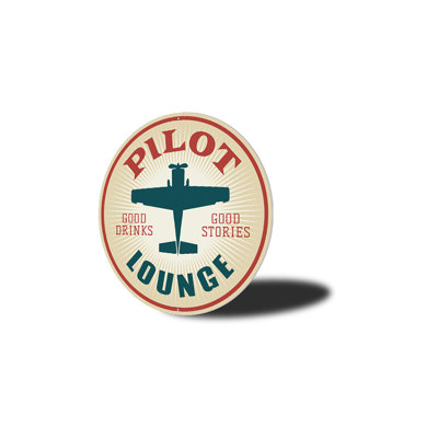 Enseigne en aluminium Pilot Drinks