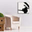 «Epic Graffiti» «Black and White Abstract 2» par Anne Tavoletti, art mural sur toile, 12 po x 12 po-975613809