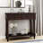 Traditional Design Console Table with Two Drawers and Bottom Shelf-1367724307