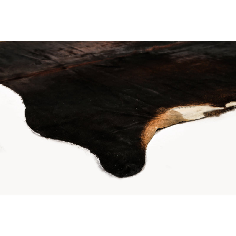 Myrtletown Animal Print Cowhide Flatweave 2cm X 1.75cm Area Rug