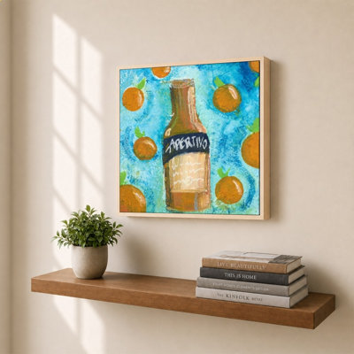 Apertivo and Oranges par Nola James - Impression sur toile