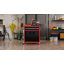 Cantara Tool Chest, 6 Drawers, on Wheels, 61.6 x 33 x 108cm, Red and Black