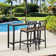 2 - Person Rectangular Outdoor Dining Set with Cushions