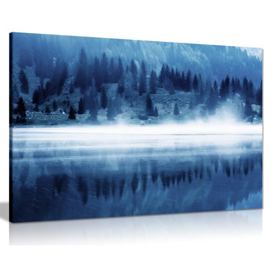 Glacial Lake - Wrapped Canvas Print