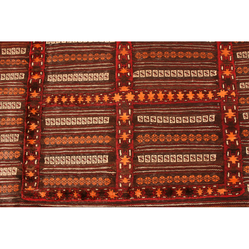 One-of-a-Kind 3'11" X 4'6" Hand Knotted Area Rug