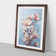 Magnolia Flower Expressionism No.3 - Single Picture Frame Print on Wood