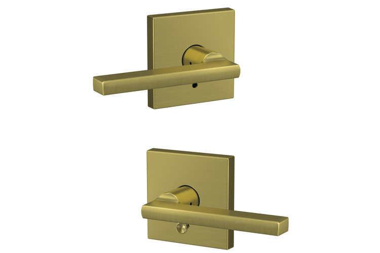 Custom Latitude Hall-Closet and Bed-Bath Lever with Collins Trim