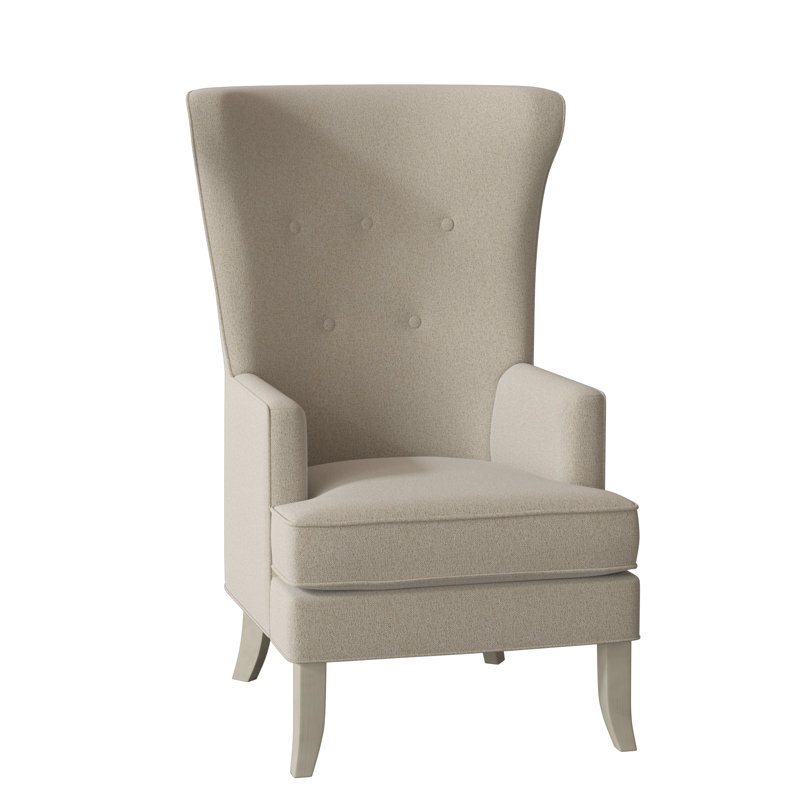 Austin Wingback Chair, French Oak, Parchment (8794 70)