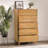 Jerred 5 Drawer Solid Wood Chest-97425494