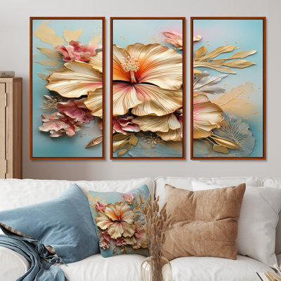 Ensemble de salon Adams - Hibiscus Wall Art