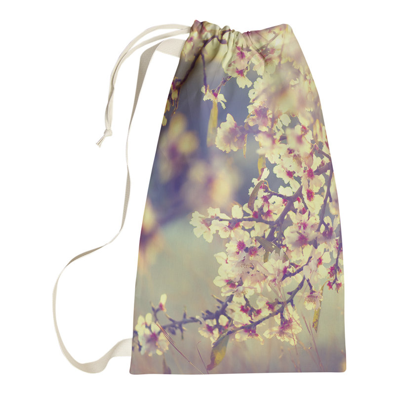 Oram Fabric Laundry Bag with Handles, Large (76.5" H x 29.5" W x 1.5" D)