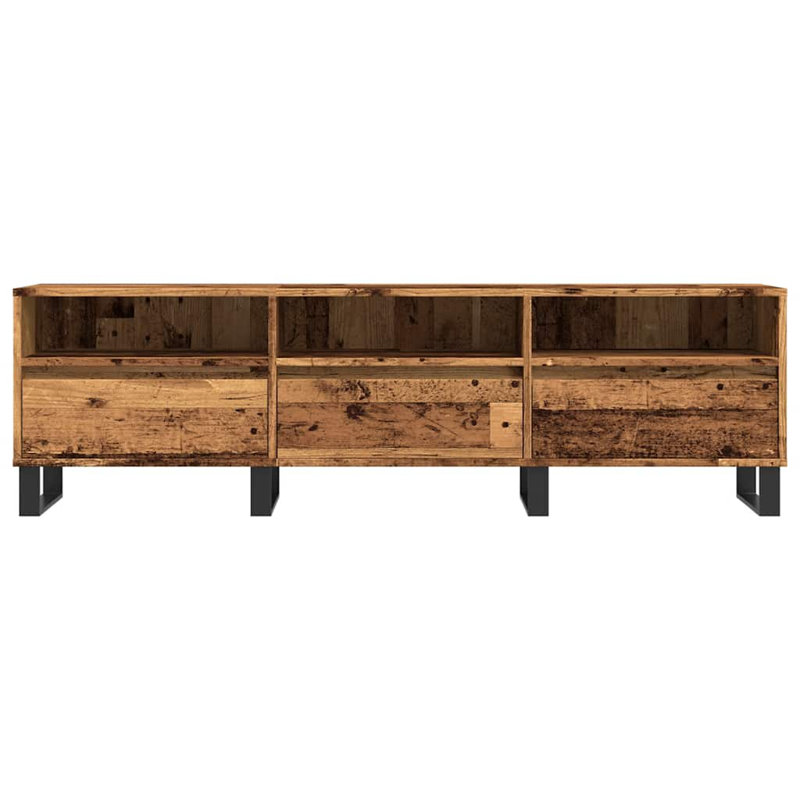 Mevlude TV Stand for TVs up to 65", Old Wood