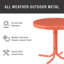 Table d'appoint en acier Burley-1678054241