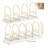 2 Pack Purse , Handbag Organizer For Closet, Adjustable Handbag Holder Storage Organizer, Dual-Side Spacing Wooden Purse Holder Rack For Large , Small Bags Easy To Install, Space,Saving