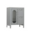 Meuble-lavabo 24 po avec lavabo, meuble-lavabo avec deux tiroirs et porte, tablette réglable, bois massif et panneau de fibres à densité moyenne-99926300
