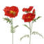 31" Artificial Watermelon Poppy Stems