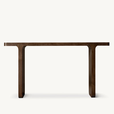 American style solid wood console table